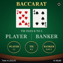 WildRobin - Baccarat Table Game - Classic Card Game